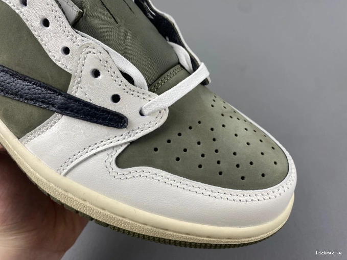 Cheap MAX DM7866-200 X JORDAN 1 OLIVE LOW TRAVIS AIR OG SCOTT MEDIUM 0719